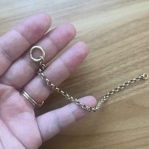 Mejuri Rolo Chain Charm bracelet